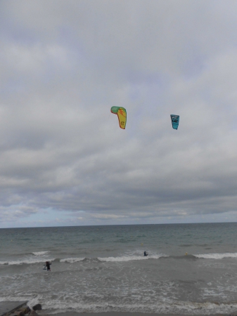 kitesurfeurs